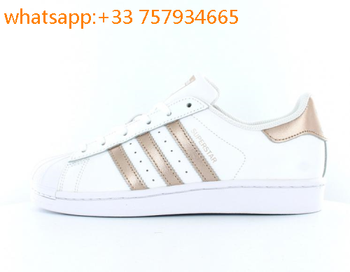 superstar rose gold et blanche